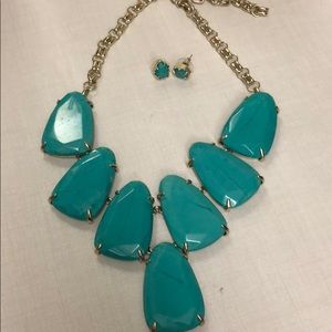 Kendra Scott Harlow Bib necklace & earrings
